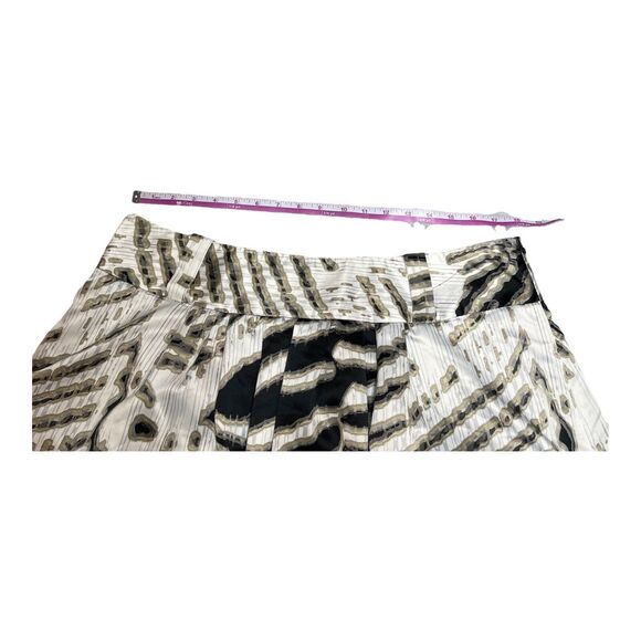 Worthington Midi Skirt Multicolor All-Over Print Pleated Lined Women’s Size 18 - Picture 5 of 7